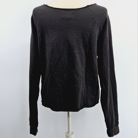 Mate The Label Far Out Donny Pullover Sweatshirt in Gray Size Large - Picture 5 of 11